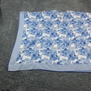 Mark & James Badgley Mischka Dress Womens Large Blue Floral Kaftan Boho NWT